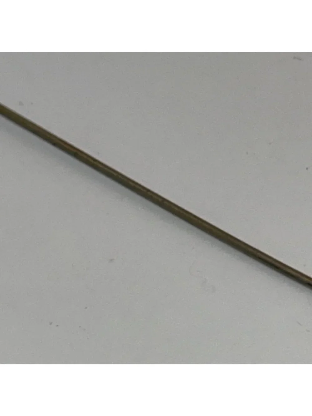 Antique Gold-Tone Hat Pin Victorian Edwardian 1900s Estate Millinery 10 inch